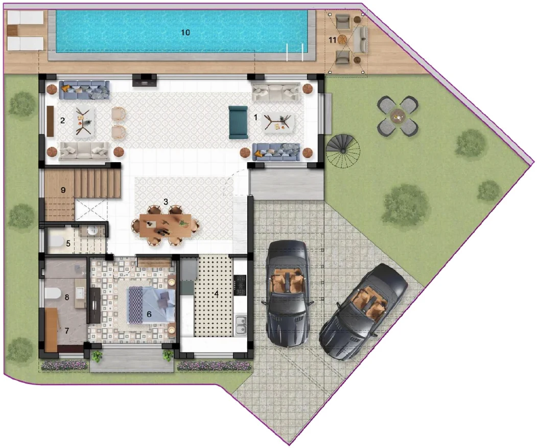 Burj Azizi ground floor plan